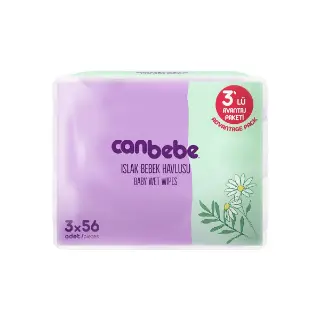 Влажные салфетки для детей 56 x 3 шт 0330 Канбебе - Canbebe