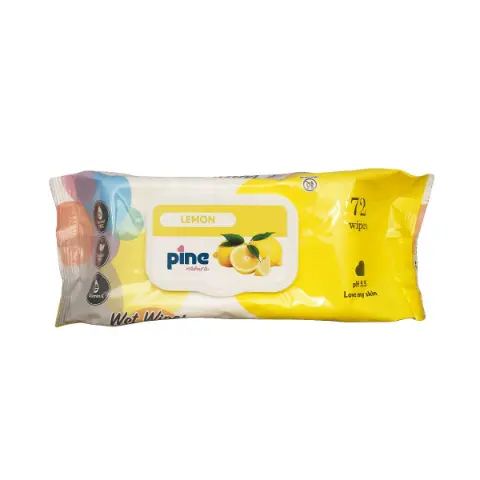 Детские влажные салфетки Лимон 72 шт 6936 Файн - Pine