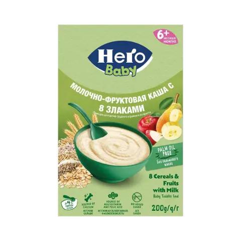 Hero Milky Porridge 8 Grains with Fruits 0598