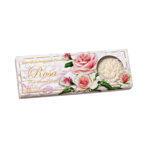 Rose Soap 125g 3 Pieces, Fiorentino