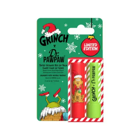 Dr. Pawpaw Lip Care Kit Candy Cane And Red Grinch 5512