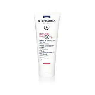 Isispharma Ruboril Expert SPF50+, Tinted Cream for Redness/Couperose/Rosacea