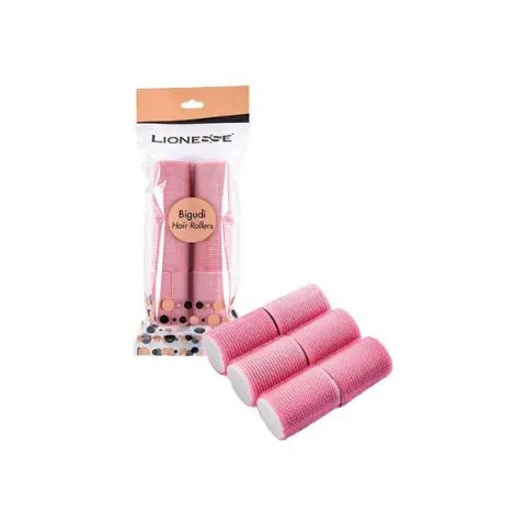 Lionesse Pink Curlers 6 pcs