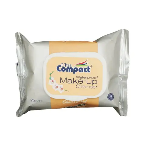 Makeup remover wet wipes 25 pieces Ultra Compact