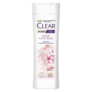 Шампунь для женщин Clear Мягкость и блеск 380 мл