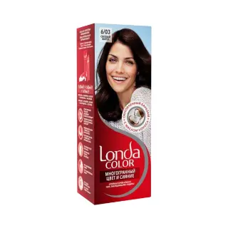 Краска для волос светлый каштан 6/03 4144/6656 - Londa