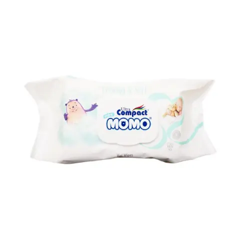Детские влажные салфетки Mini Momo 120 шт 5711 Ультра компактные - Ultra Compact