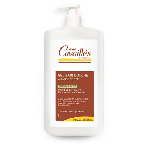 Green Mint Shampoo-Gel 1L Roge Cavailles