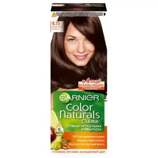 Garnier Color Naturals Hair Color 4.15 Cold Chestnut