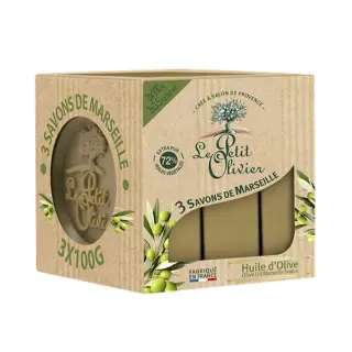 Olive soap 100g 3 pcs 5851 Le Petit Olivier