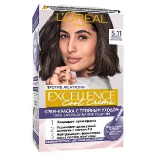 L'Oréal Excellence Hair Color 5.11 Ultra Ash Light Chestnut