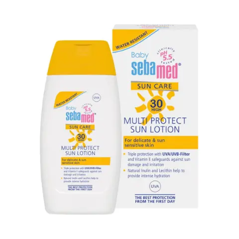 Солнцезащитный лосьон для детей SPF30 200 мл 8388 Sebamed