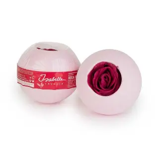 Bath Bomb Rose 155g 0145 Isabelle Laurier - Isabelle Laurier