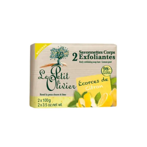 Body soap with linden bark 2 pcs 5202 Le Petit Olivier