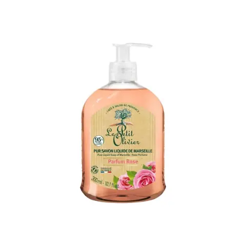 Liquid soap rose 300ml Le Petit Olivier