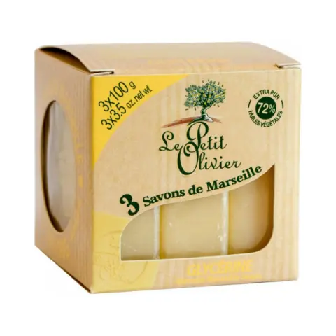 Soap with glycerin 100g 3 pieces 5844 Le Petit Olivier