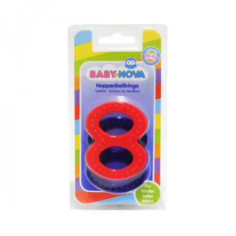 Массажер для дёсен кольцо жёсткое 31188 Baby Nova
