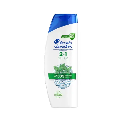 შამპუნი 2/1 მენთოლით 400 მლ 8522 ჰედ ენდ შოლდერს - Head & Shoulders