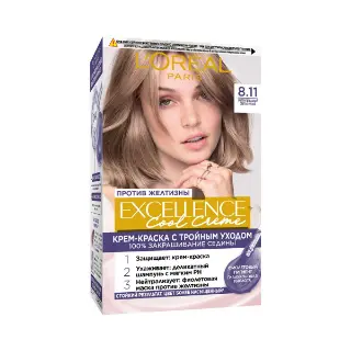 Краска для волос Excellence 8.11 3265 Loreal - Loreal