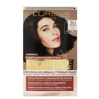 L'Oréal Excellence 3U Hair Dye Dark Chestnut