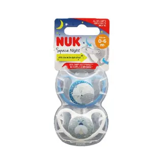 Силиконовый пустышка SPACE NIGHT N1 0666 Нуки - Nuk