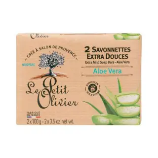 Soap Aloe 100g 2 pcs Le Petit Olivier