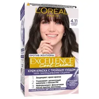 L'Oréal Excellence Hair Color 4.11 Ultra Ash Chestnut