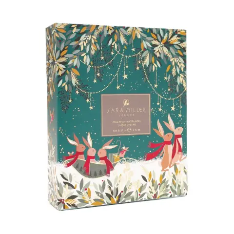 Sara Miller Woodland Hand Cream 3 x 30ml Heathcote & Ivory