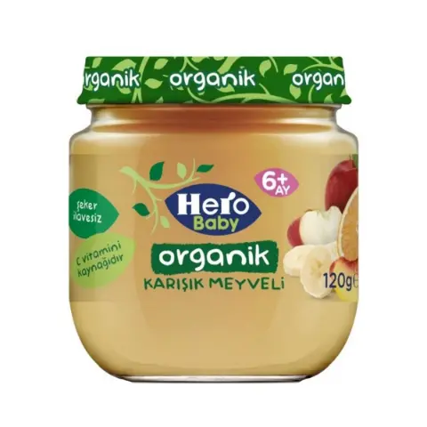 ხილფაფა ორგანული ხილი 8278 ჰერო - Hero