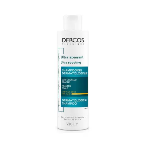 Vichy Dercos Shampoo for Dry Hair and Sensitive Scalp 200 ml