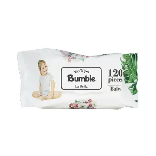 Влажные салфетки 120 шт 0027 Бамбл Бейби - Bumble Baby