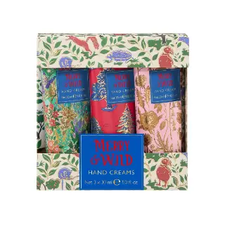 Hand cream Merry and Wild 3 pieces 30 ml 8608 Hescot & Ivory - Heathcote & Ivory