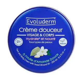 Evoluderm Hydrating Cream Face/Body 250ml