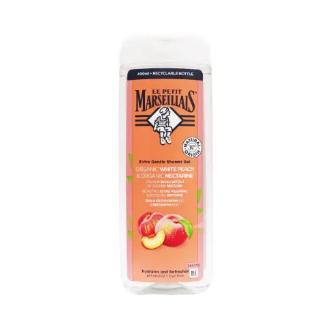 Le Petit Marseillais Shower Gel White Peach & Nectarine 400 ml 8408