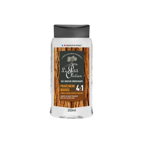 Shower gel for men Woody 7879 Le Petit Olivier