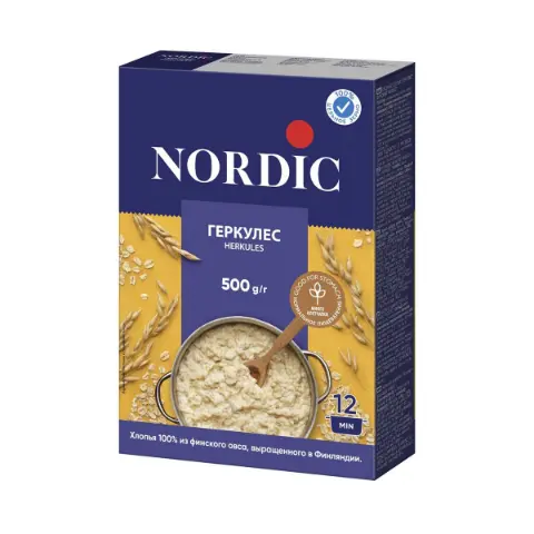 შვრიის ფაფა 500გრ ნორდიკი - Nordic