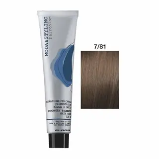 Elgon Hair Dye 7/81 Dark Brown Ash Blonde