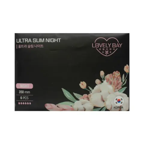 Sanitary Pad Night 6 pieces Lovely Day