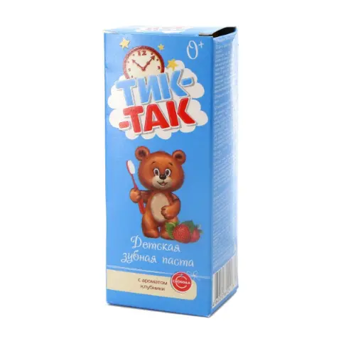 Детская зубная паста клубника 1872 Tik-Tak - Tik-Tak