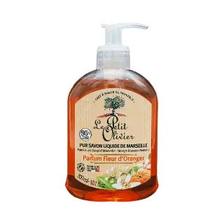 Liquid soap orange 300ml 6070 Le Petit Olivier