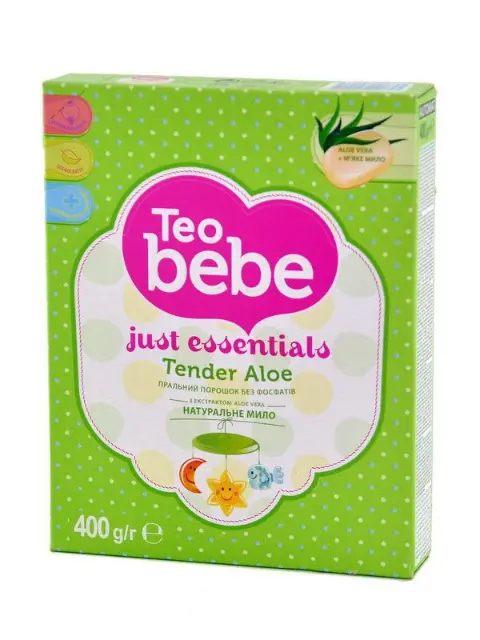 Стиральное средство - порошок - алоэ вера - 400г Teo Bebe