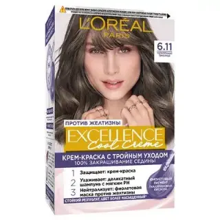 L'Oréal Excellence Hair Color 6.11 Ultra Ash Dark Blonde