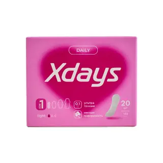 ყოველდღიური Xdays 20 ცალი 0216 პინკის - Pinkiss