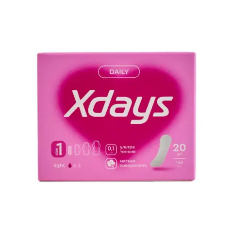 ყოველდღიური Xdays 20 ცალი 0216 პინკის - Pinkiss