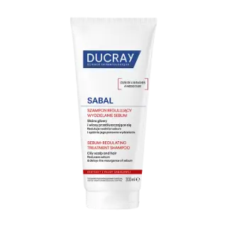 Ducray Sabal Sebum-Regulating Treatment Shampoo for Oily Hair and Scalp 200ml
