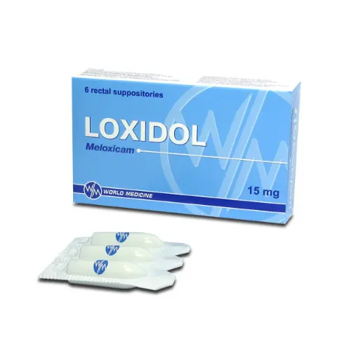 Loxidol 15mg 6 suppositories