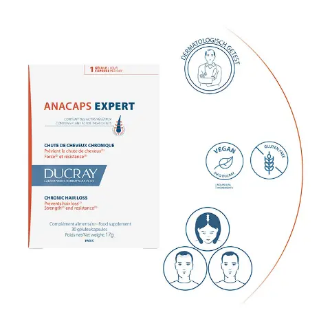 Ducray Anacaps Expert Anti-Hair Loss Capsules 30 capsules