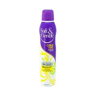 Soft And Gentle Deodorant Spray Citrus 250ml